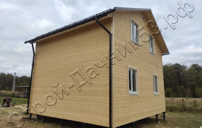 3 Каркасный дом Д-9, 7х7м, 89 М², Московская область, Раменский район, СНТ «ИС Базис» (38)